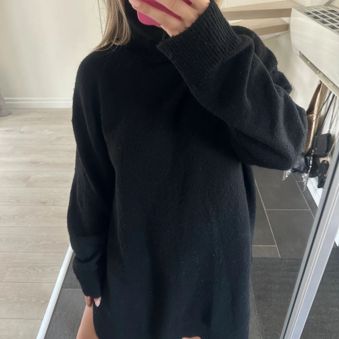 Svart poloklänning - 90
