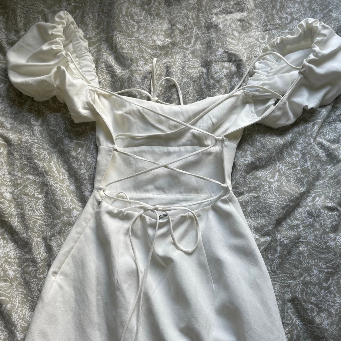 Vit sommarklänning  - 90