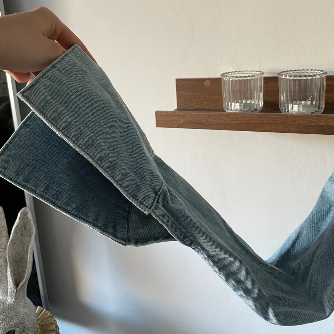 Jeansjacka med skörp - 92