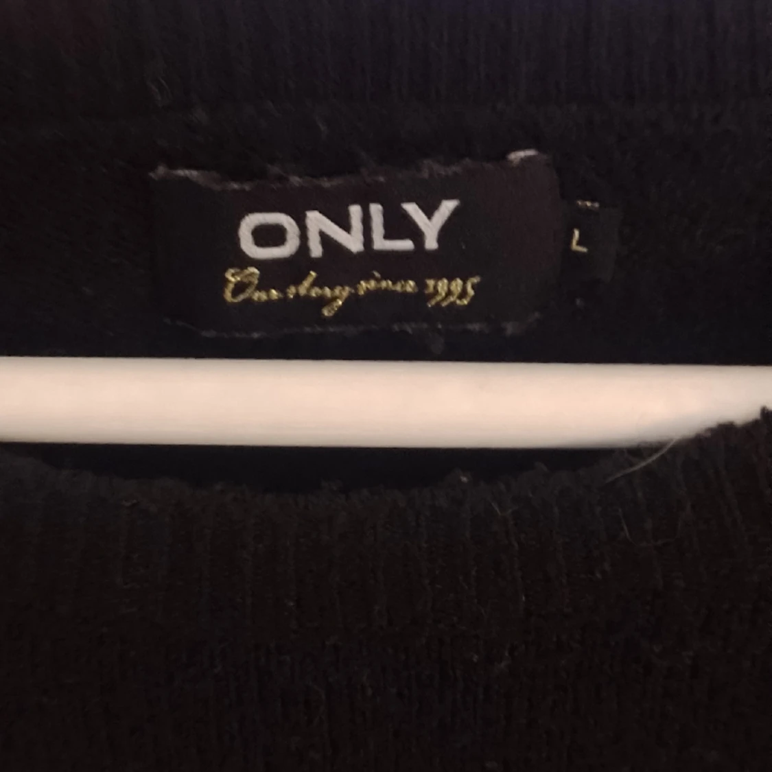 Varm lång mjuk svart tröja ONLY - 90