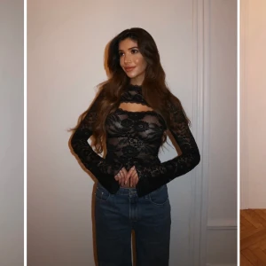 Spets topp vendersby - Storlek: xs/s  Spelstopp i svart  Beställde dubbelt upp Aldrig använd 