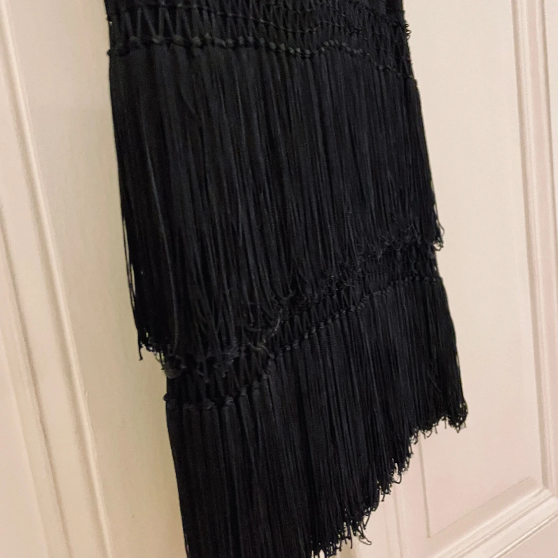 Svart festklänning, vintage, stlk 38, märke Martinette. - 91