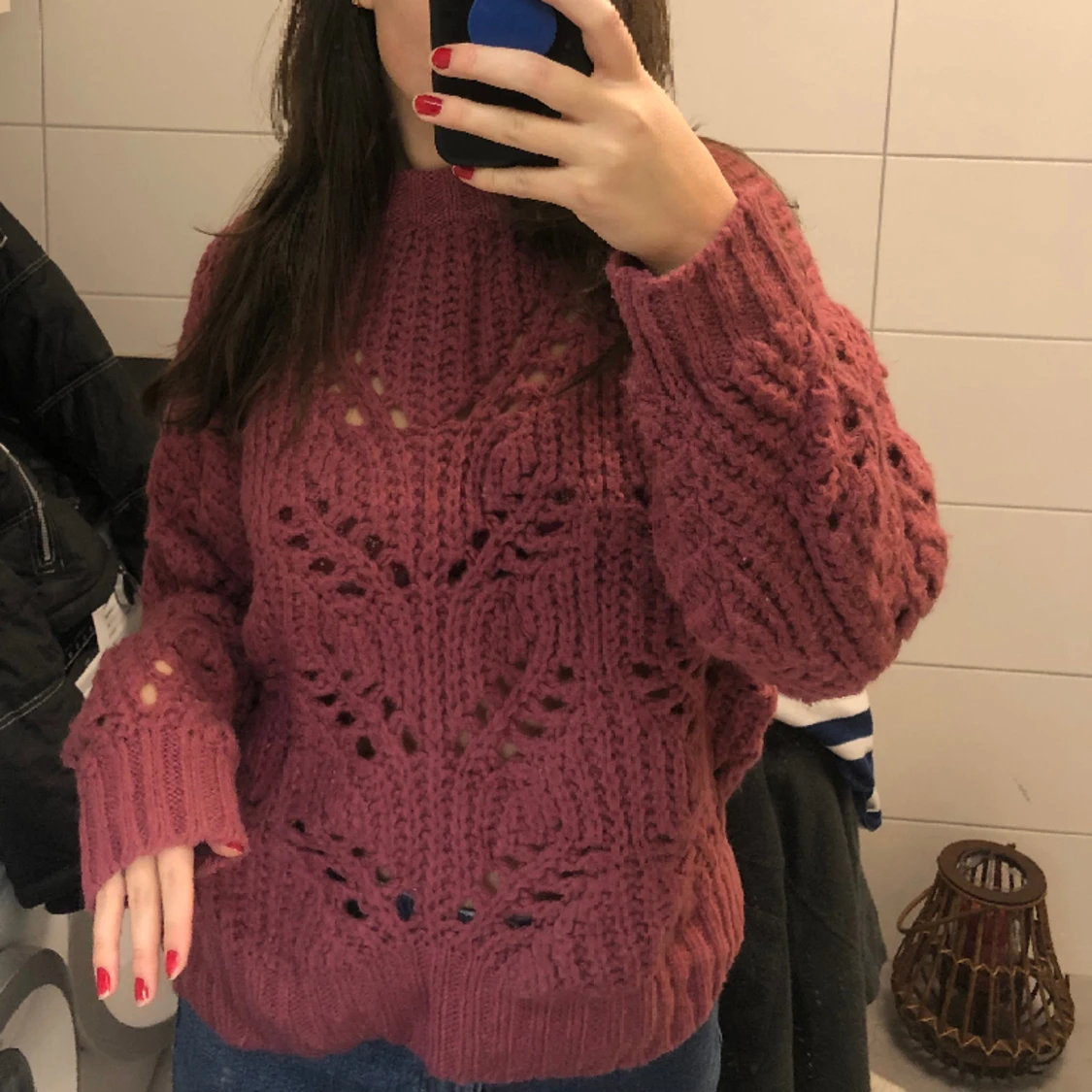 Stickad tröja Storlek S - 90