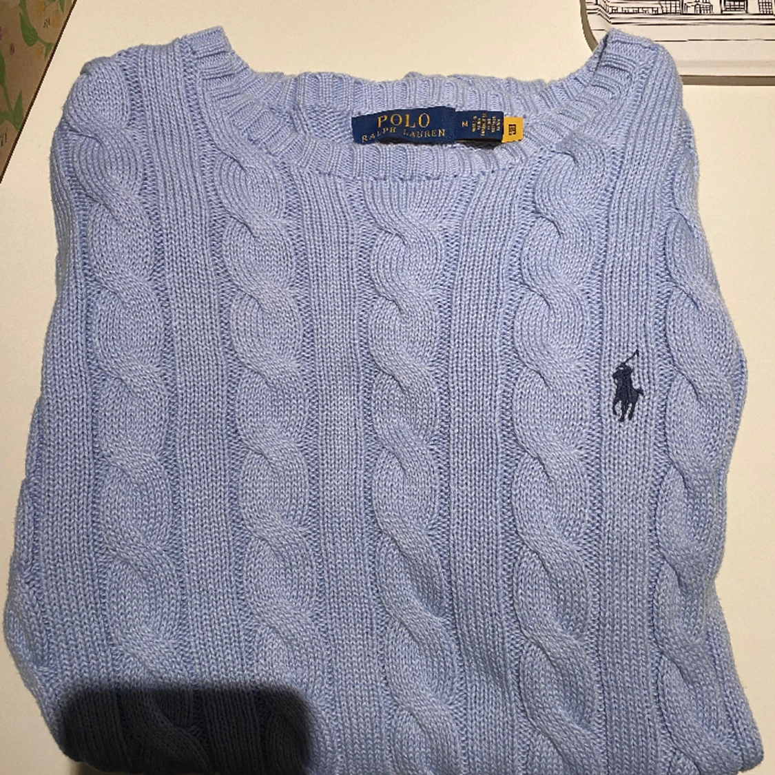 Stickad ralhp lauren tröja - 90