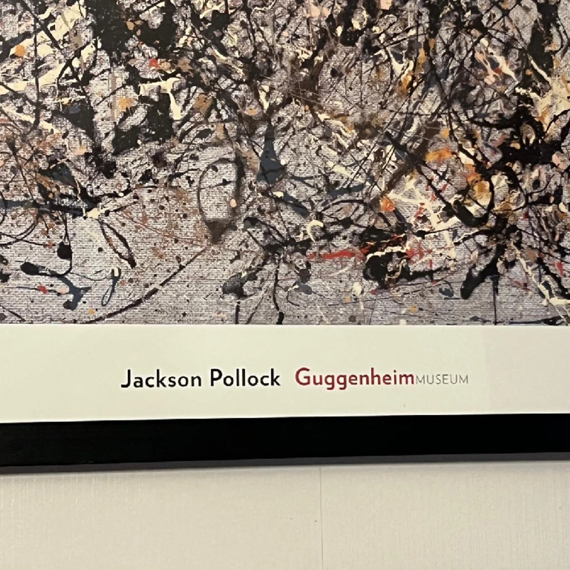 Jätte fin tavla av Jackson Pollock från 1950 - 90