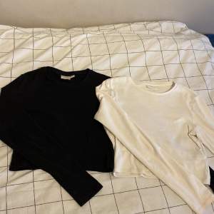Säljer dessa två tröjor från Gina för att de inte används så mycket, båda för 110kr och en för 60kr det är inte alls använda mycket.🩷