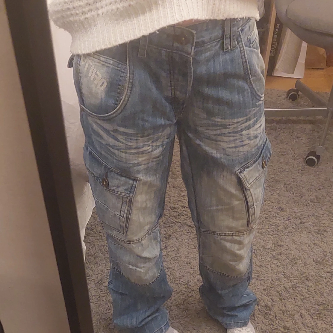 Lågmidjade jeans