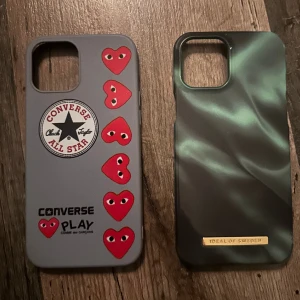 mobilskal  - Säljer dessa två mobilskal till Iphone 12 pro max Det gråa skalet- 60kr  De gröna skalet- 100kr