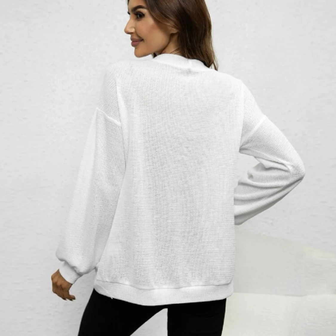 Vit enkel kofta  - 90