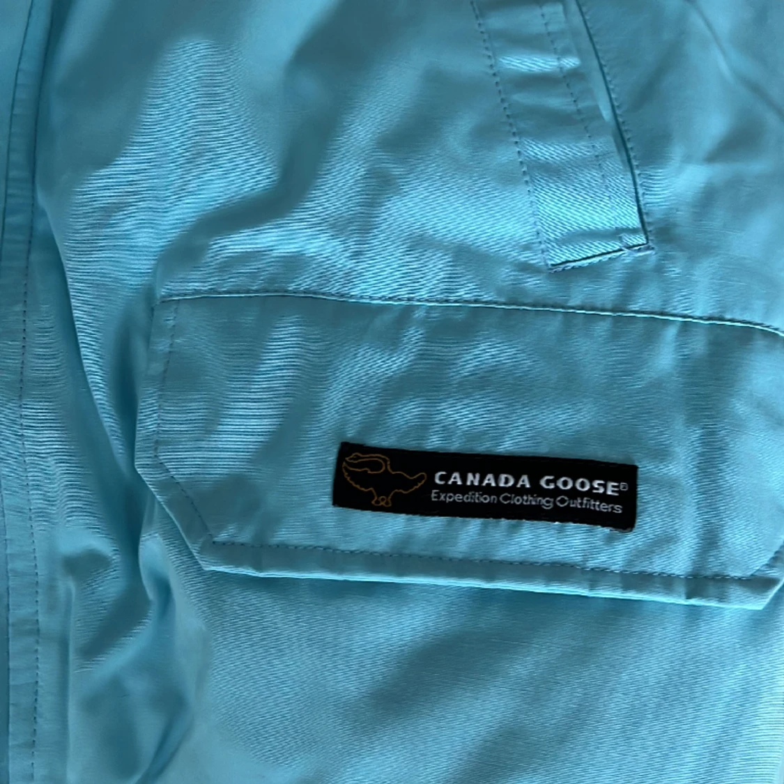 Ljusblå varm vinterjacka - 91