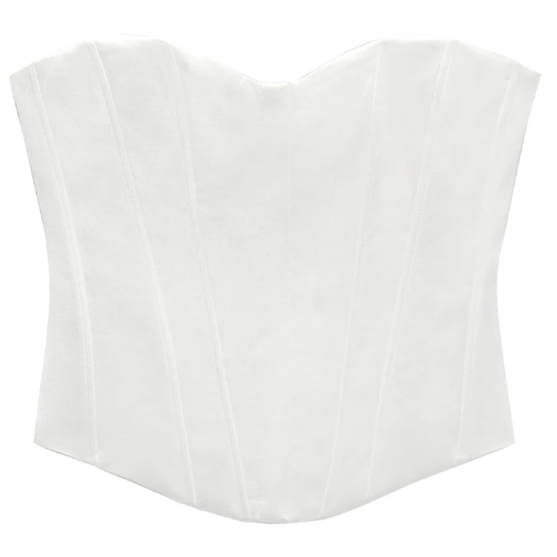 Korsett top i satin från Zara