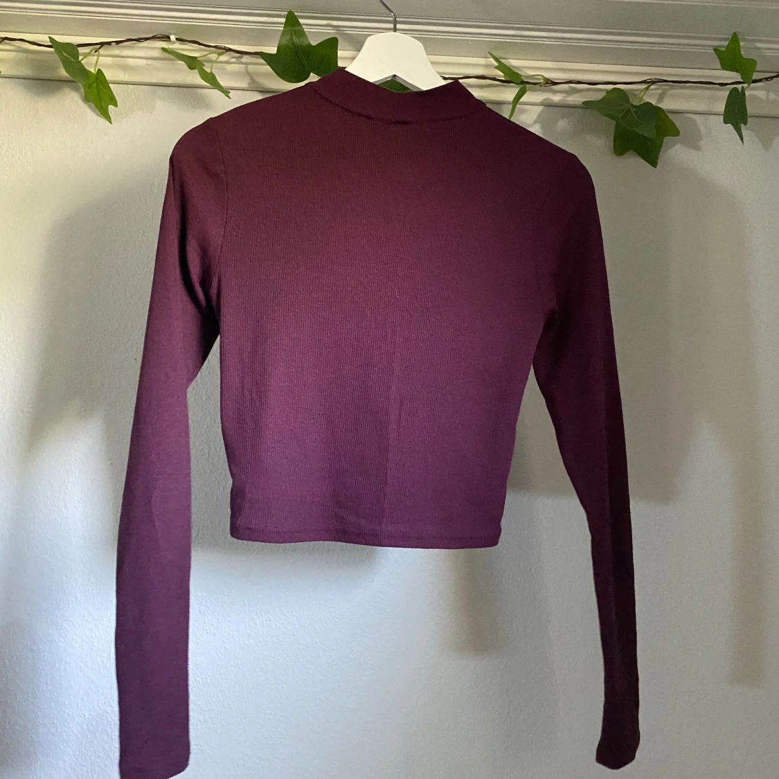 Vinröd halvpolo  - 91