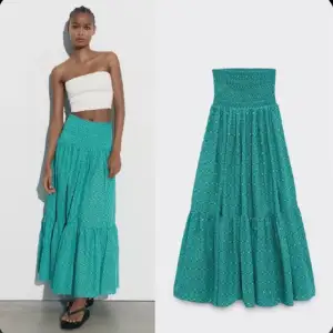 Säljer den gröna kjol från zara i storlek M. Använd få antal gånger inga defekter. 
