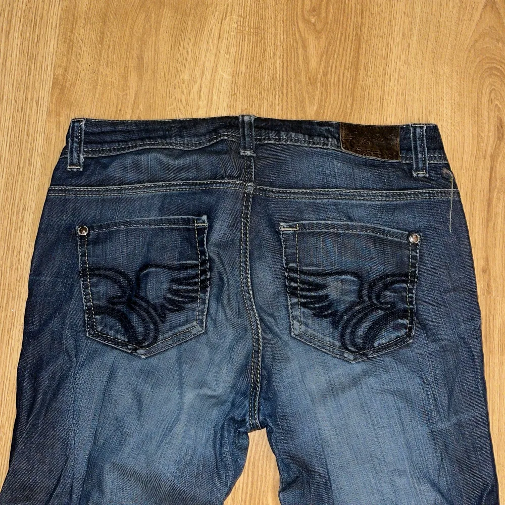 Esprit denim, raka vintage jeans i mörk tvätt, storlek 31/32 dvs M/L. Jeans & Byxor.