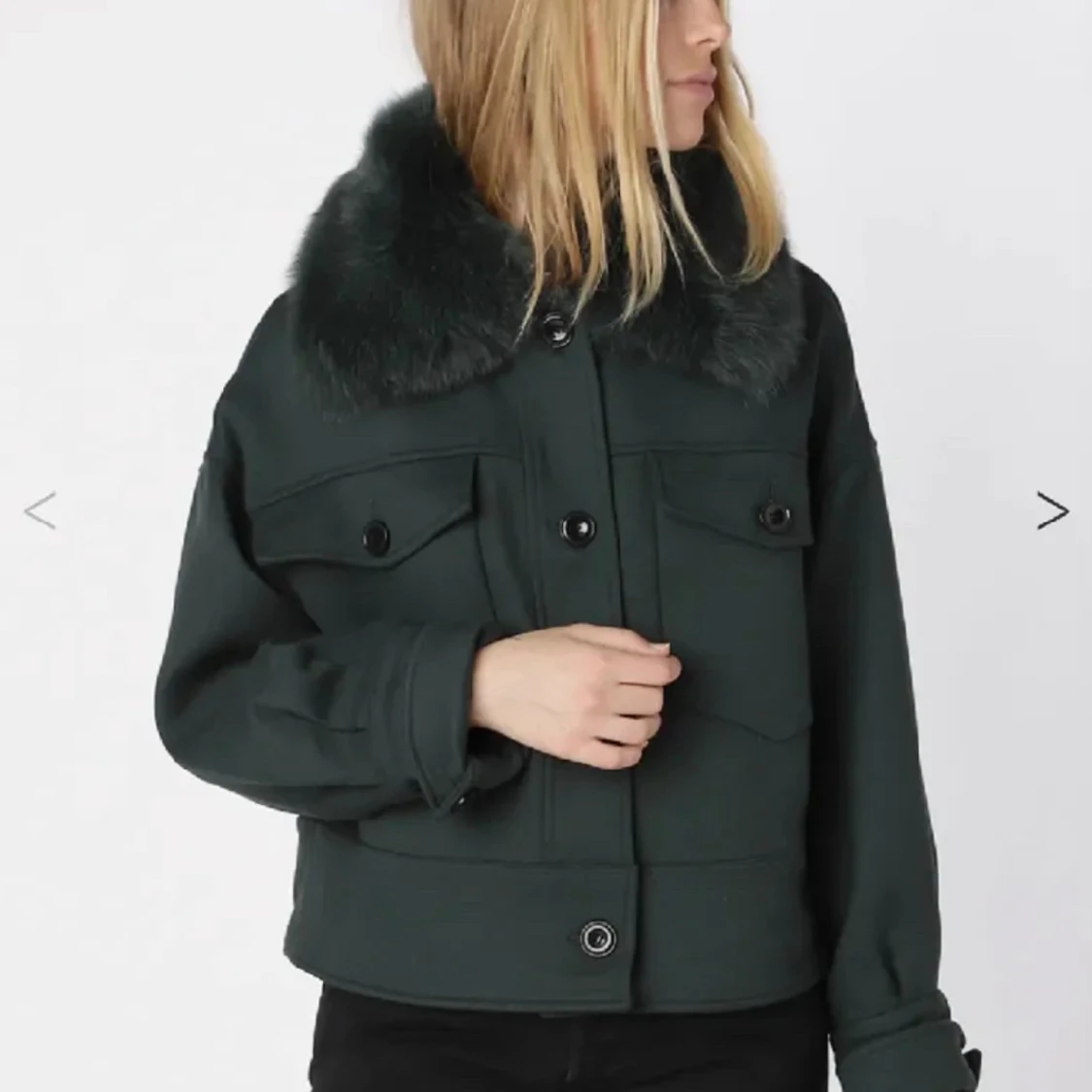 Grön meotine jacka - 91