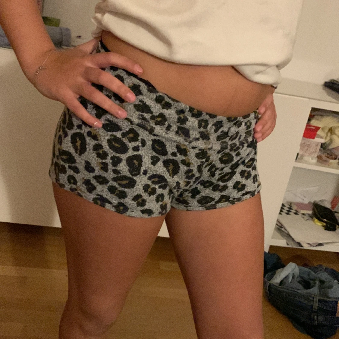 Leopard shorts