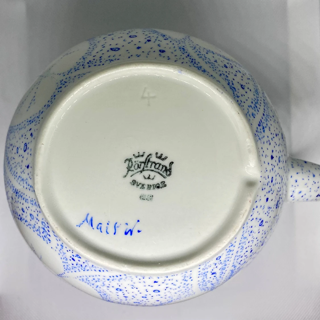 Rörstrand Sverige porslin kanna  - 91