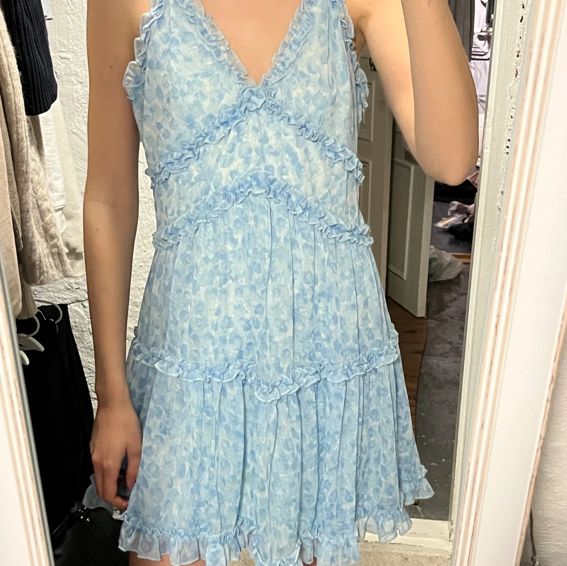 Blå somrig klänning