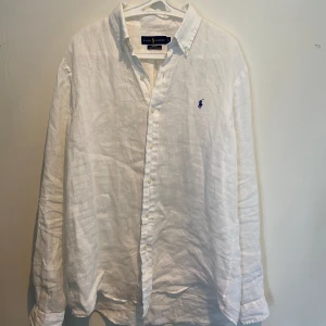 Ralph lauren skjorta - Vit Ralph lauren skjorta i linne