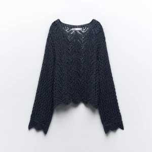 Virkad tröja 💙 - Jättefin virkad tröja från zara använd 1 gång! 💙