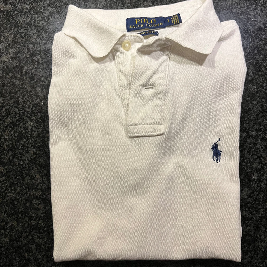POLO RALPH LAUREN BASIC- PIKÉ - WHITE