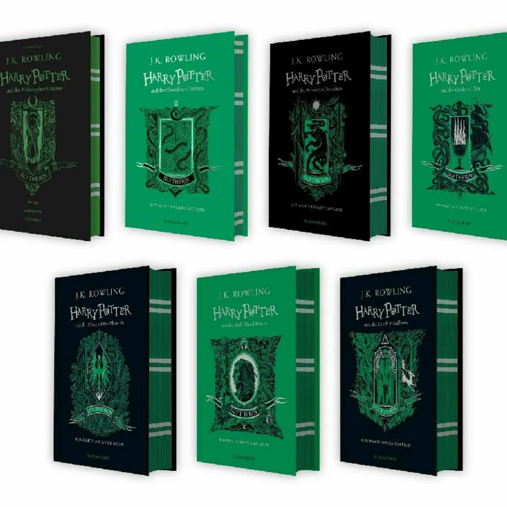 SÖKER!!  Söker Harry Potter böckerna i slytherin edition. Hardback. Allt är utav intresse. Övrigt.