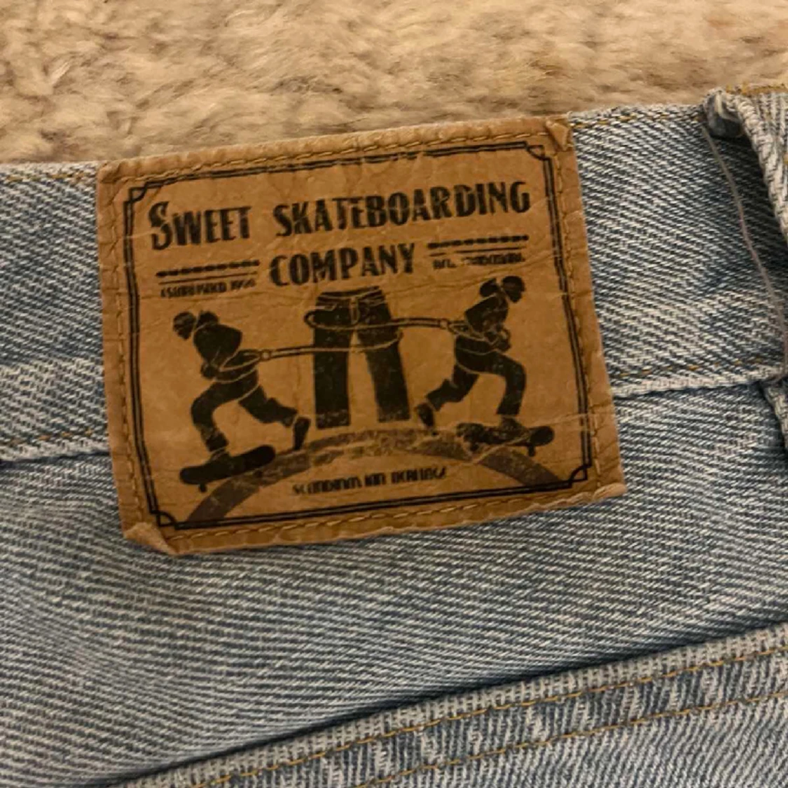 Ljusblå Junkyard Jeans  - 91