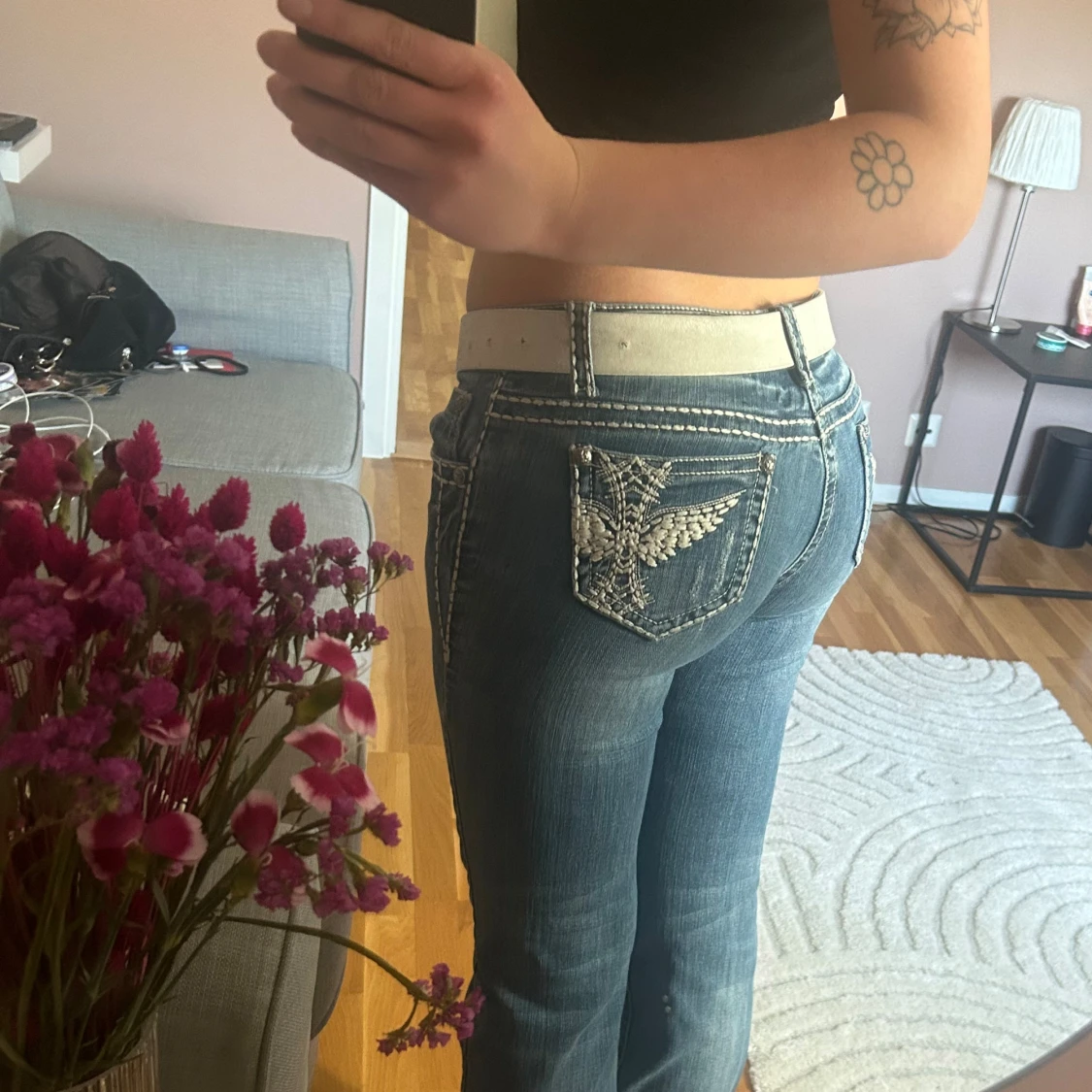 Lågmidjade jeans  - 91