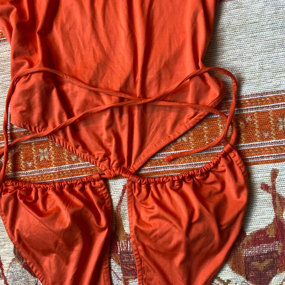 Orange somrig klänning  - 93