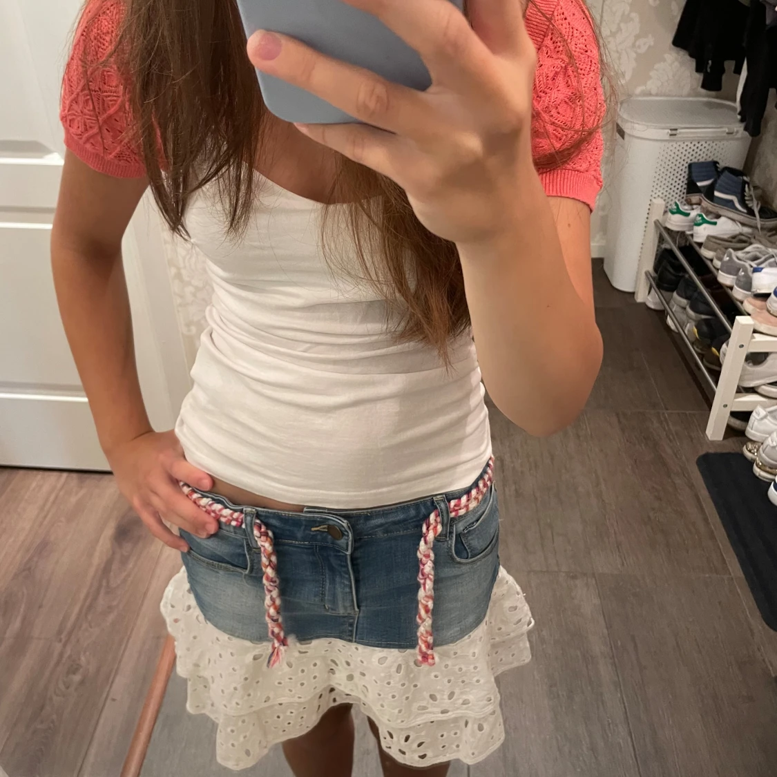 Volang jeanskjol  - 90