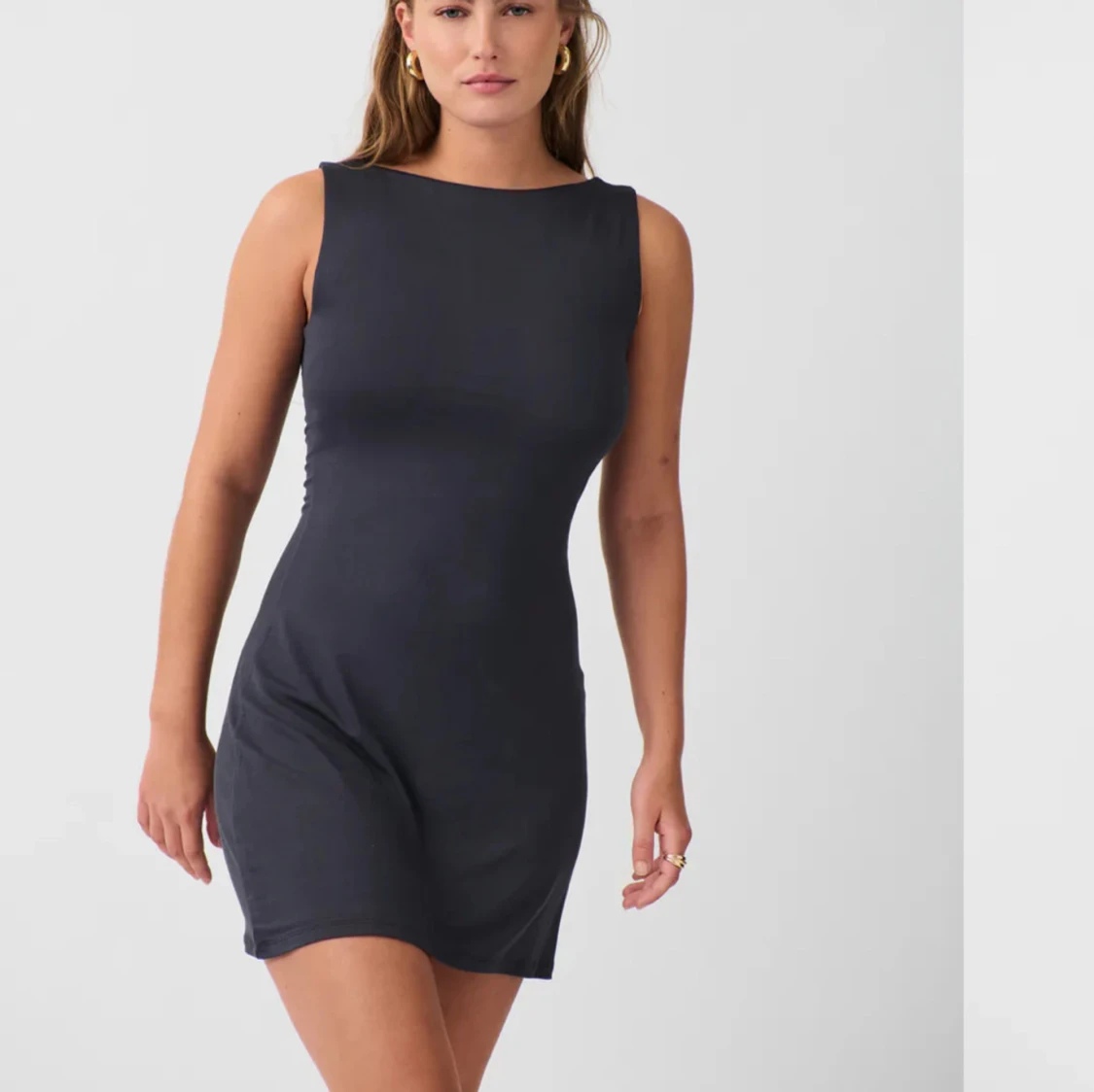 Grå sommarklänning - 91