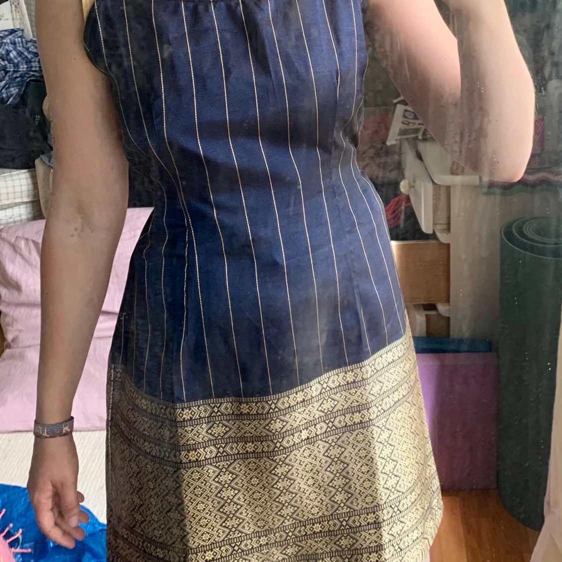 100% siden klänning - 90