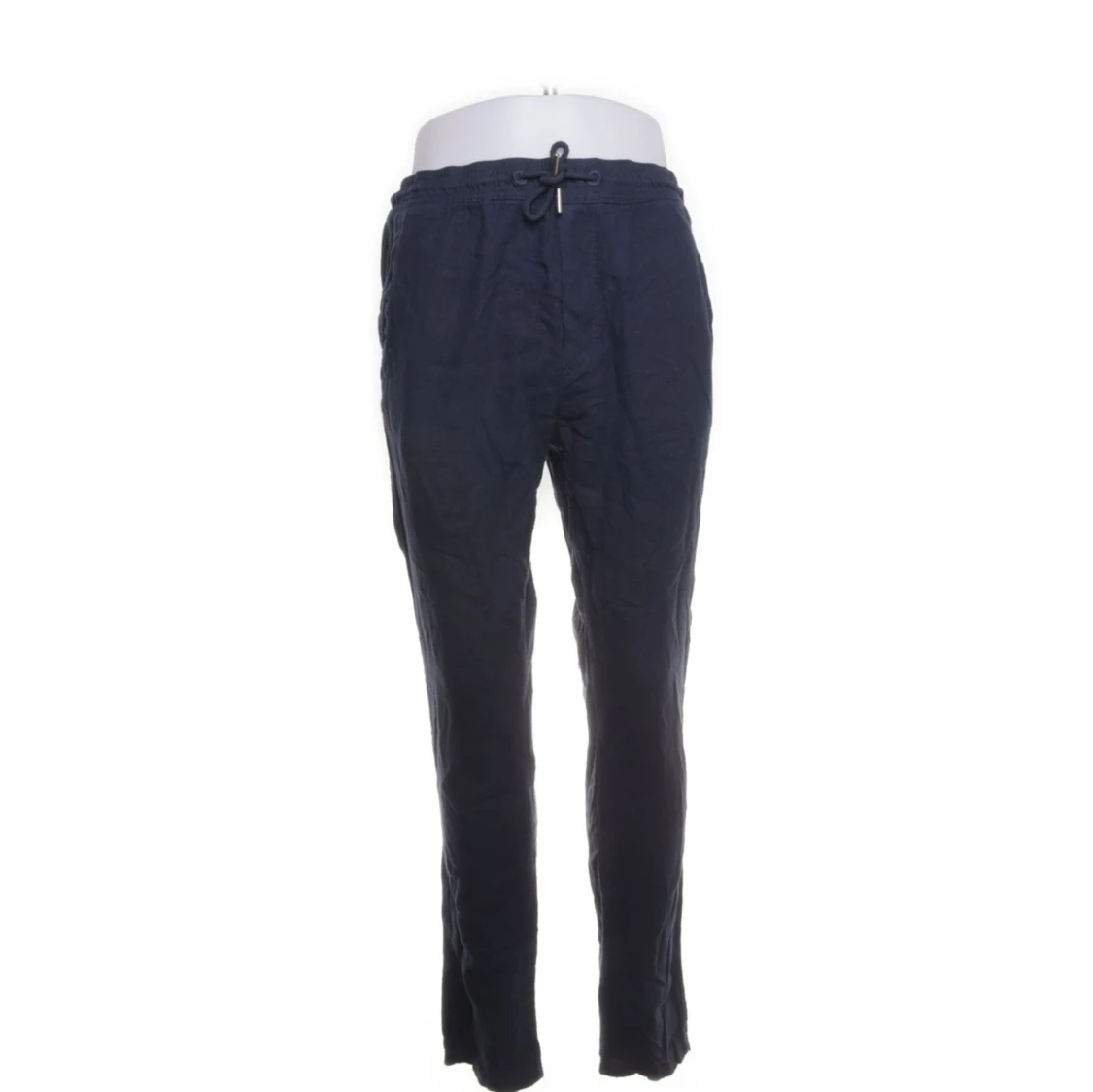 Blåa Linnebyxor - 90