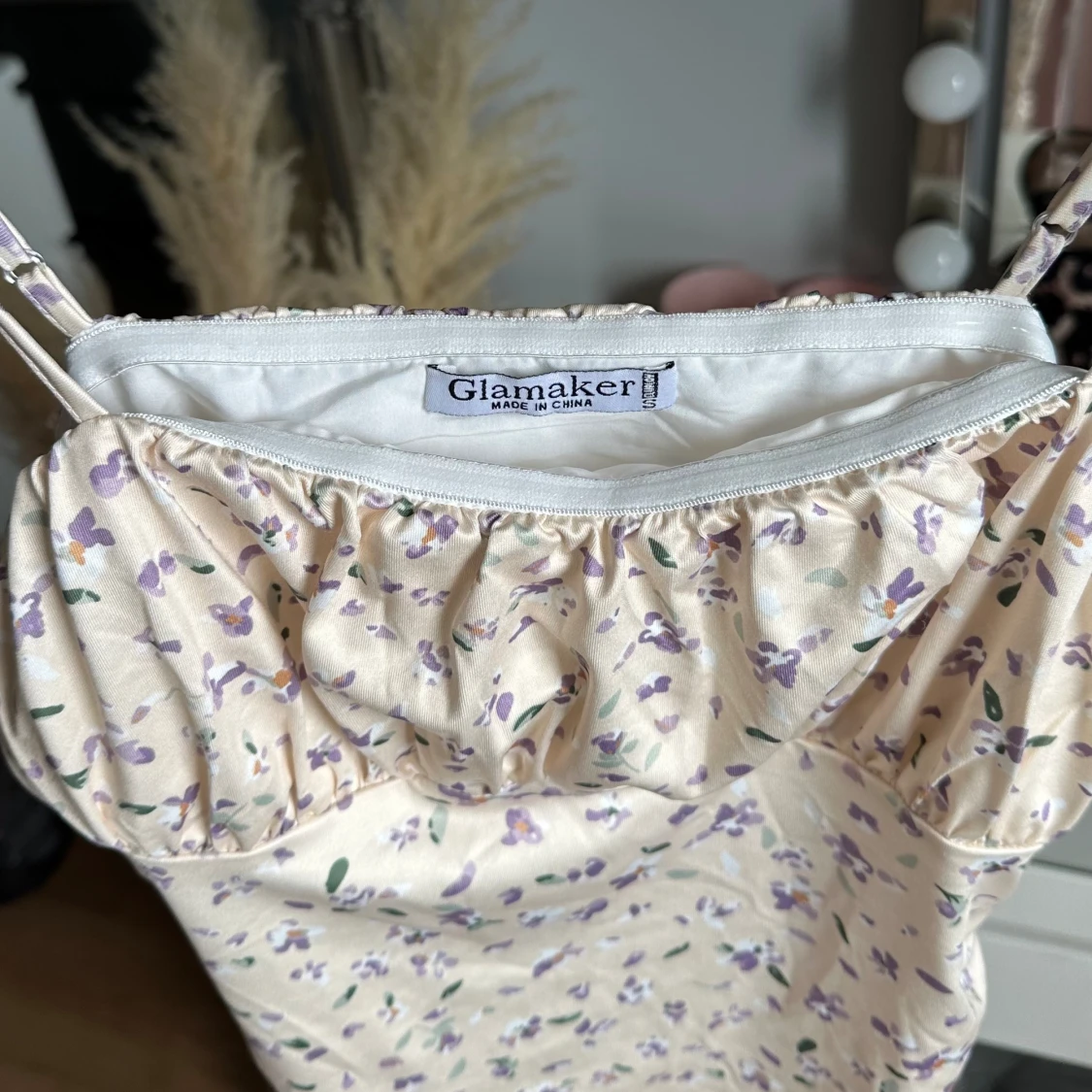 Blommig klänning - 90