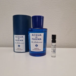 Parfym sample - Hej! Jag säljer Samples på Aqua di parma mirto di panarea 🍋‍🟩🍋. Varje sample är 3ml och kostar 89 kr🌊💧.