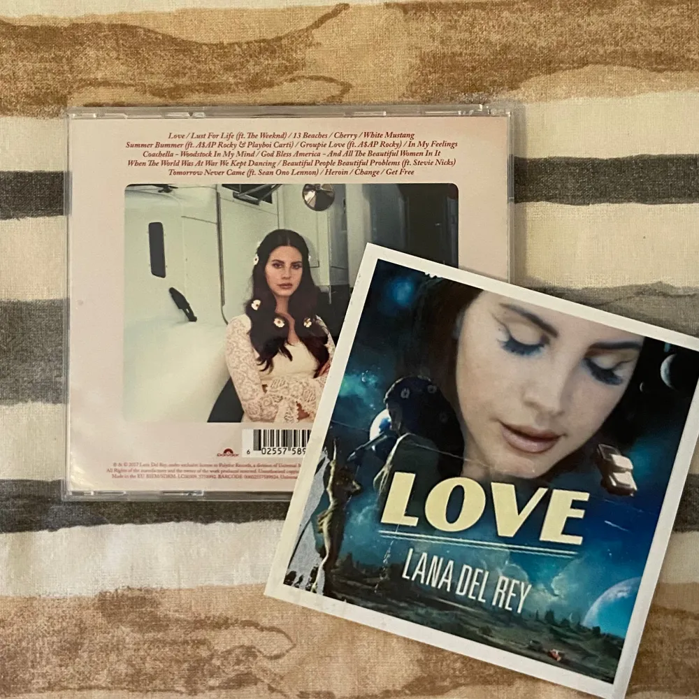 Lana Del Rey - Lust For Life CD 🪐 (bilden i CD:en är liite förstörd men själva skivan fungerar perfekt). Övrigt.
