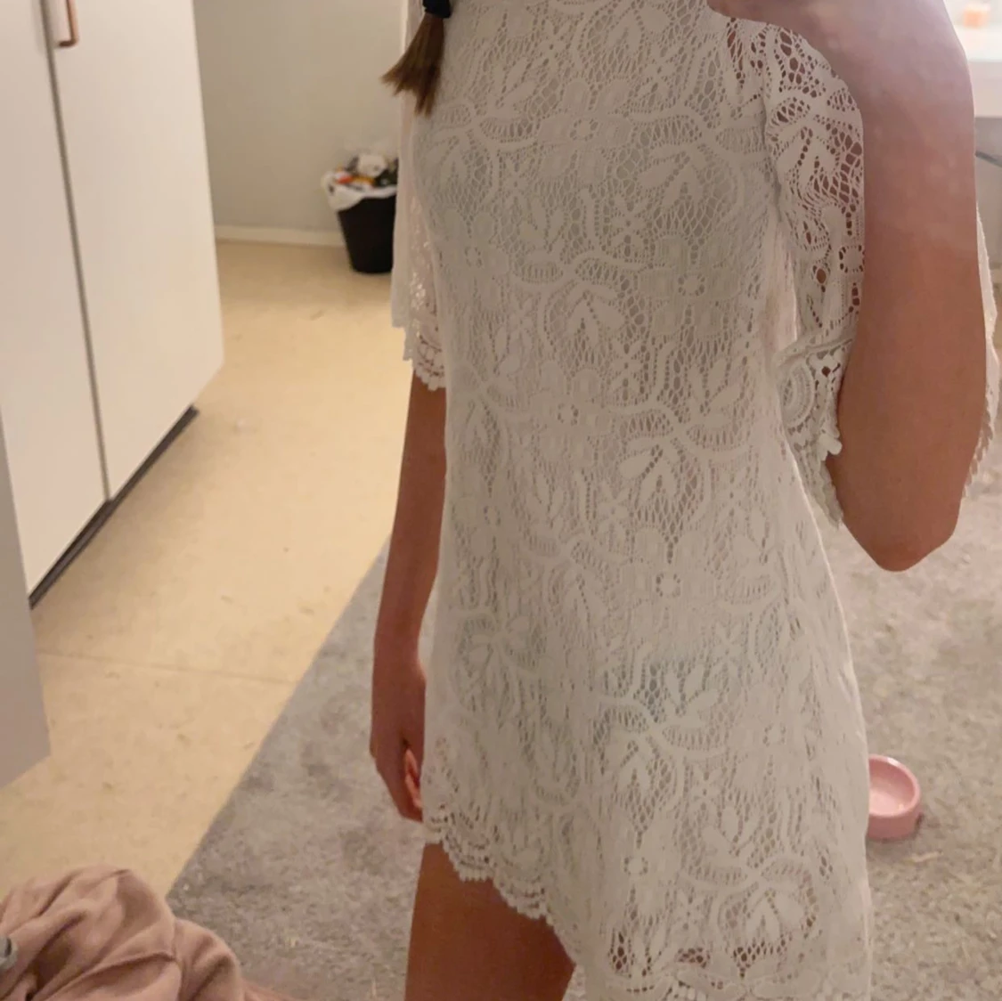 Klänning, vit - 91