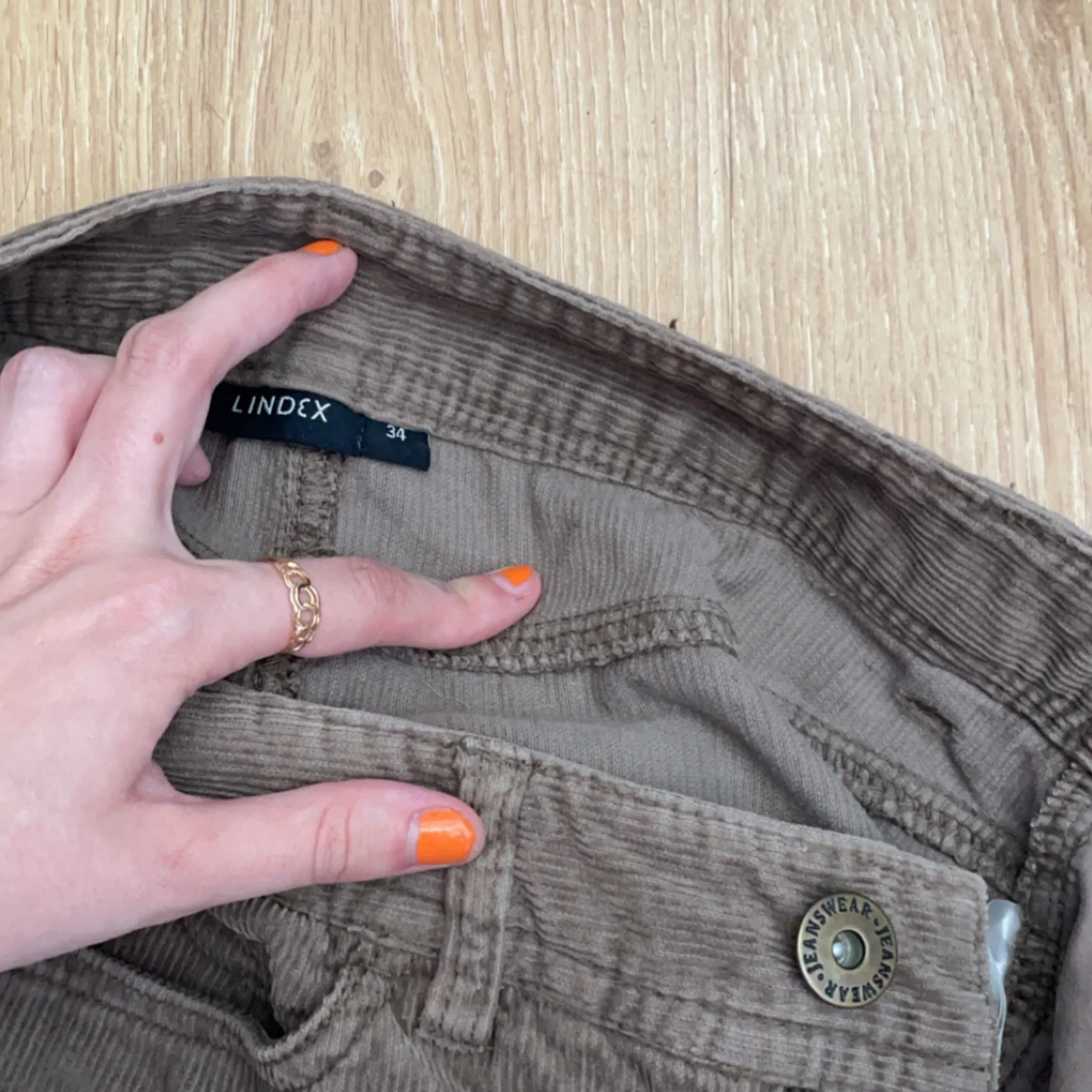 brun-grön kjol - 92