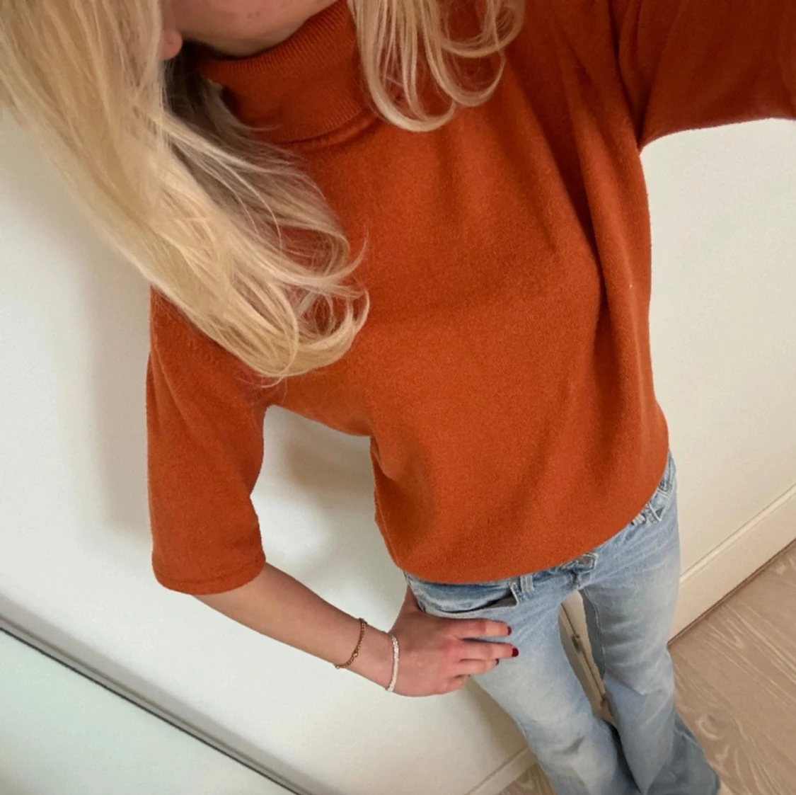 Stickad t-shirt - 90