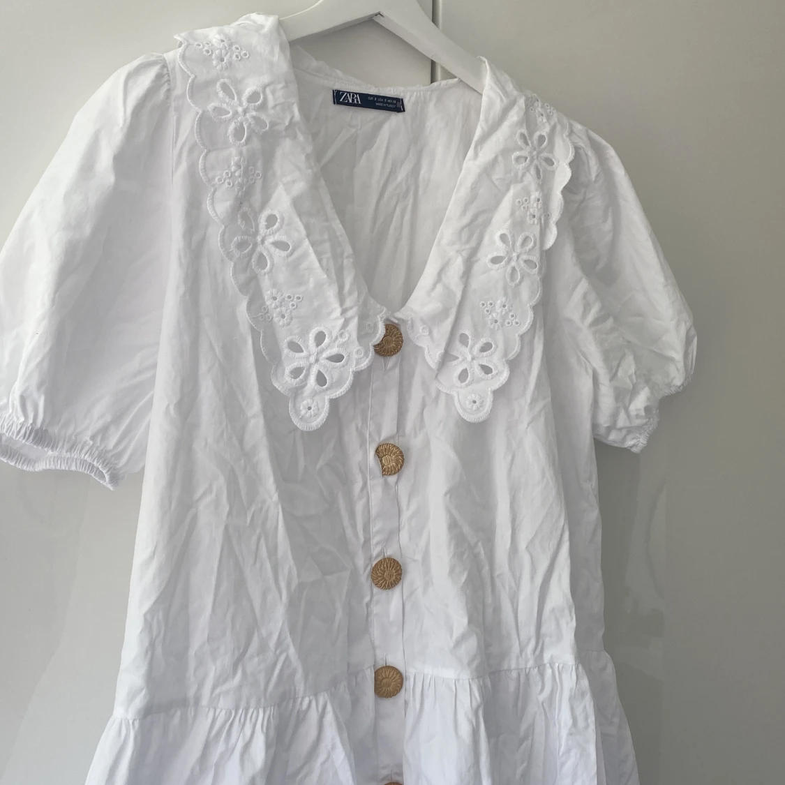 Vit sommarklänning - 90