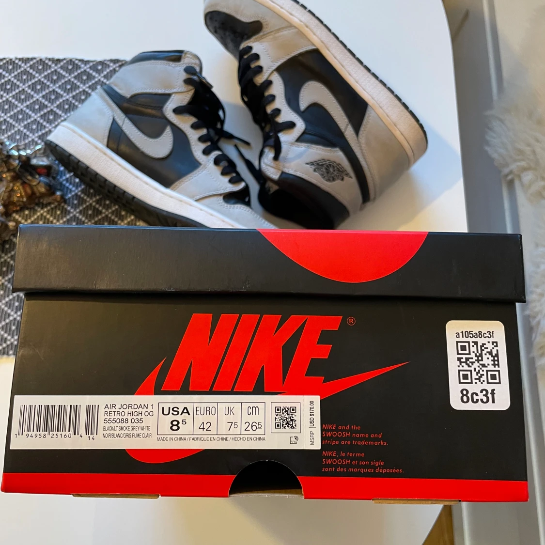 Jordan 1 shadow 2.0 - 93