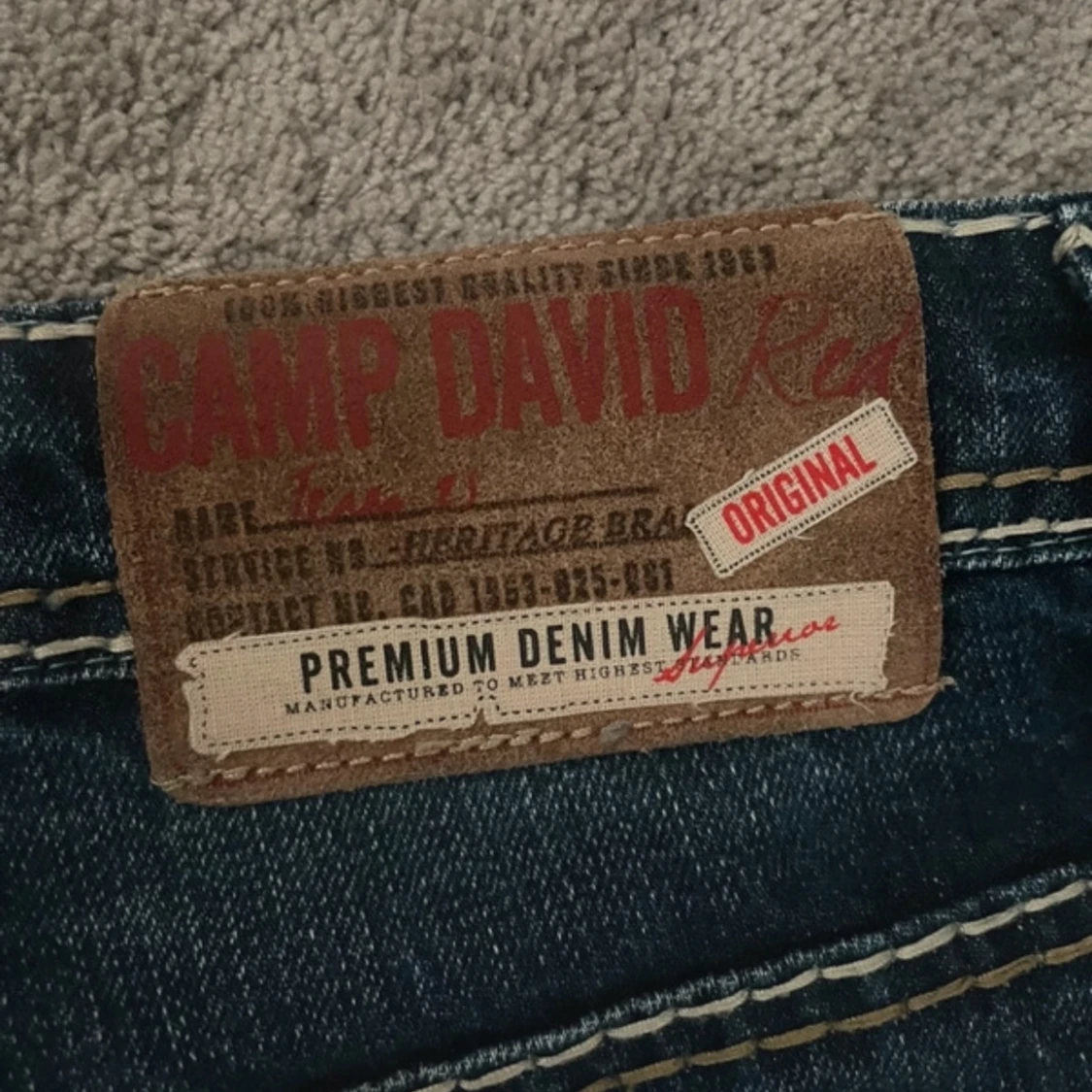 Lågmidjade jeans  - 90