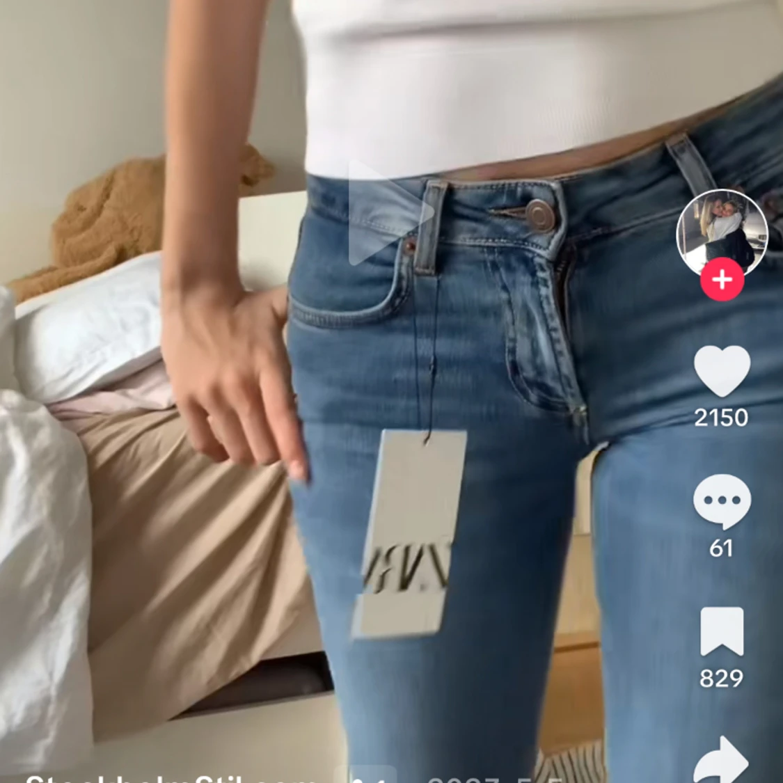 Zara low Waits bootcut - 91