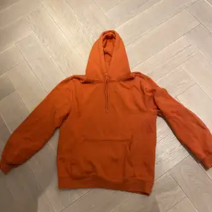 Orange hoodie, relaxed fit
