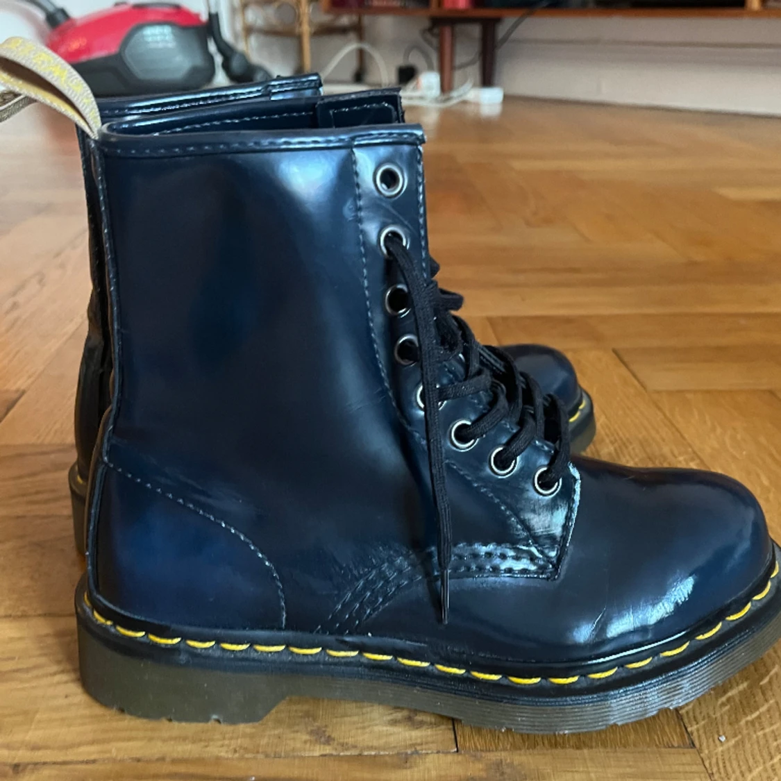Dr Martens vegan marinblå 1416 stl UK 4 37 nyskick  - 90
