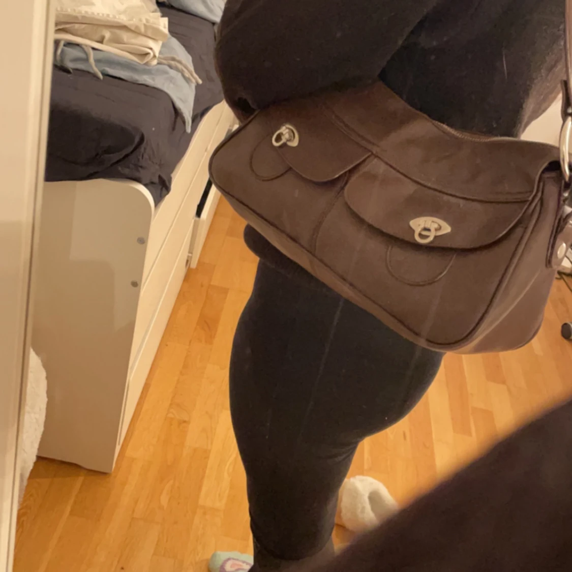 Brun handväska  - 90