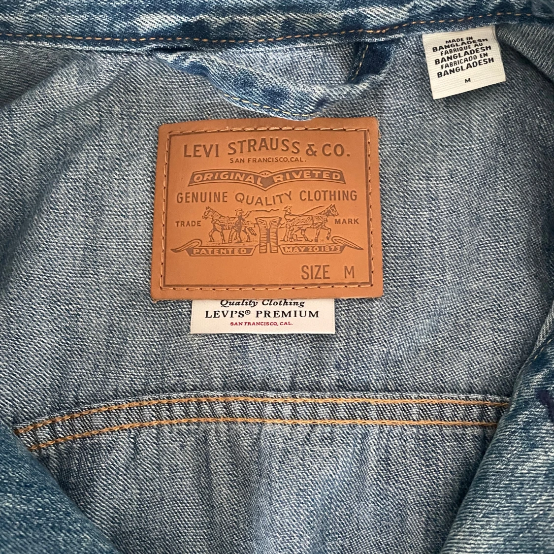 Levis jeansjacka M - 90