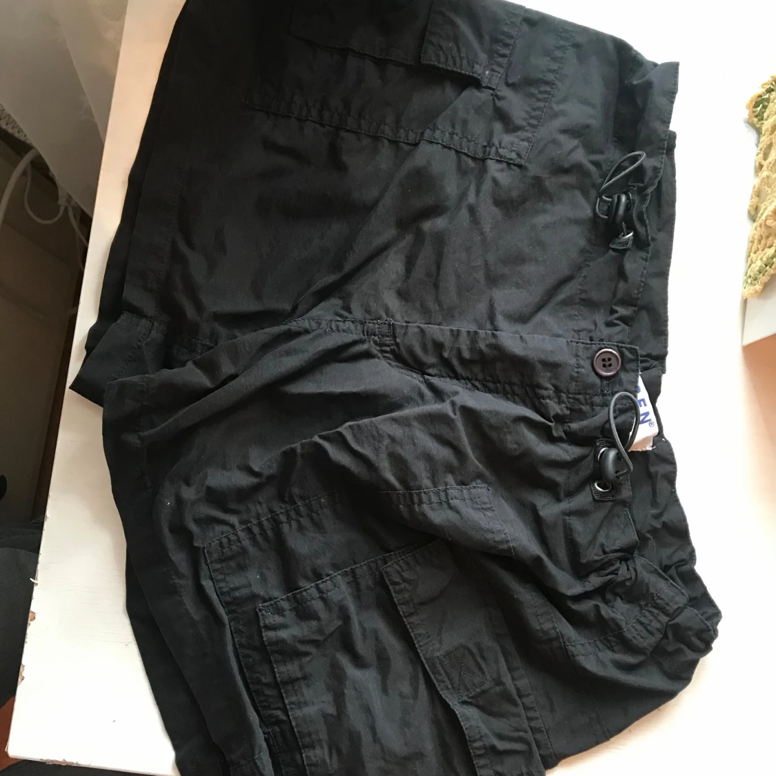 Black cargoshorts - 90