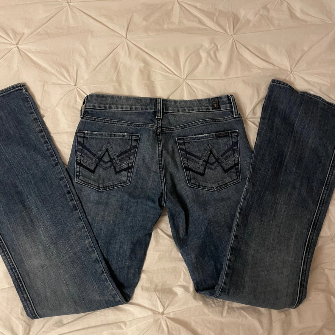 lågmidjade jeans - 90