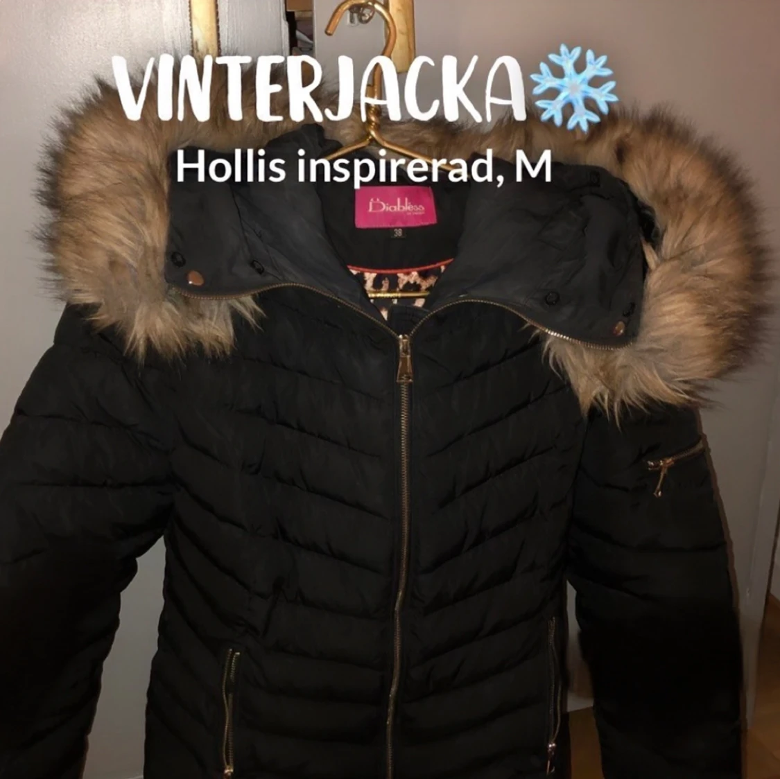 Vinterjacka med fakepäls